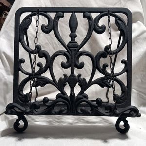 Vintage cast Iron book stand